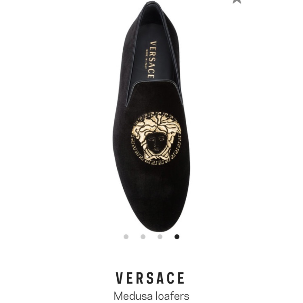 Men’s VERSACE Medusa loafers Size 44